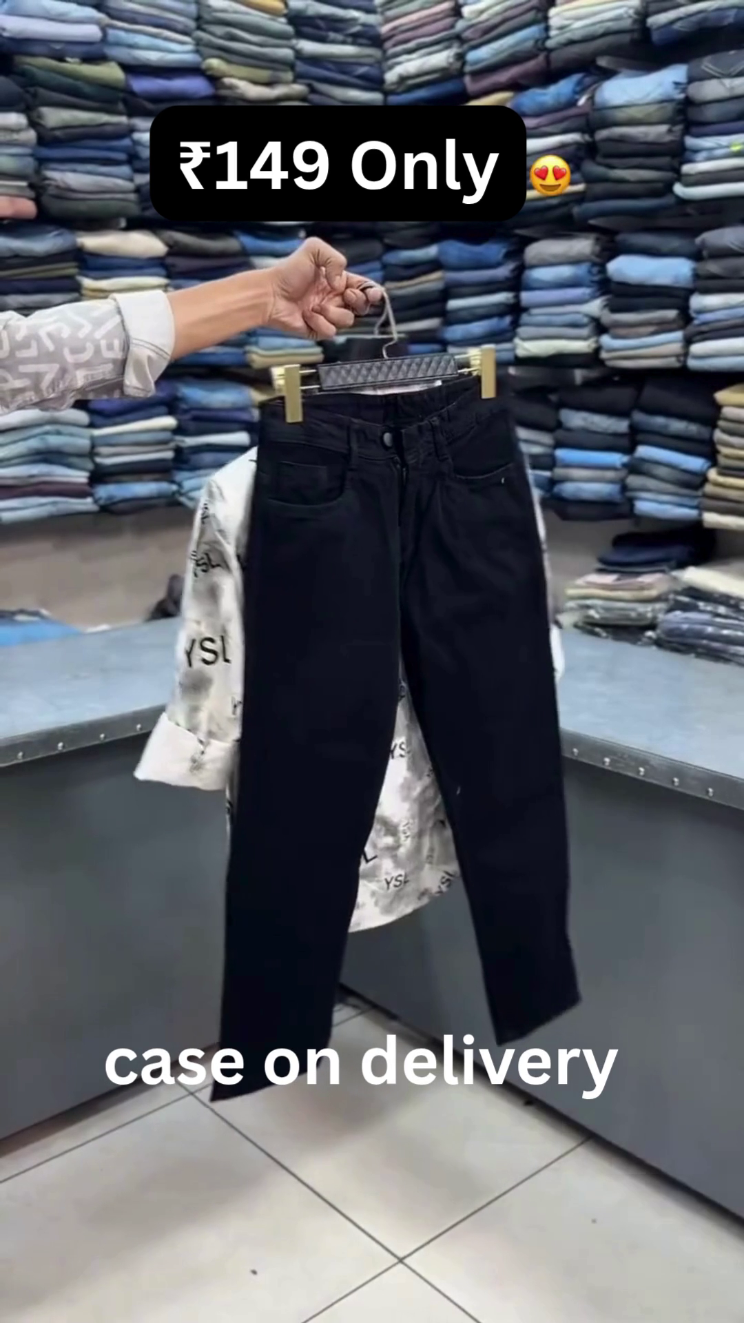 Classic Street Style: Denim Jeans with Casual Shirt Combo