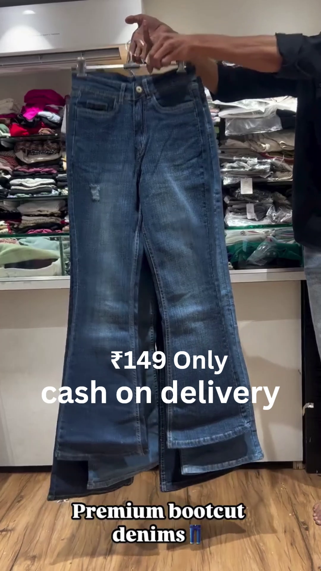Premium Bootcut Denim Jeans – Timeless Fit with Modern Comfort