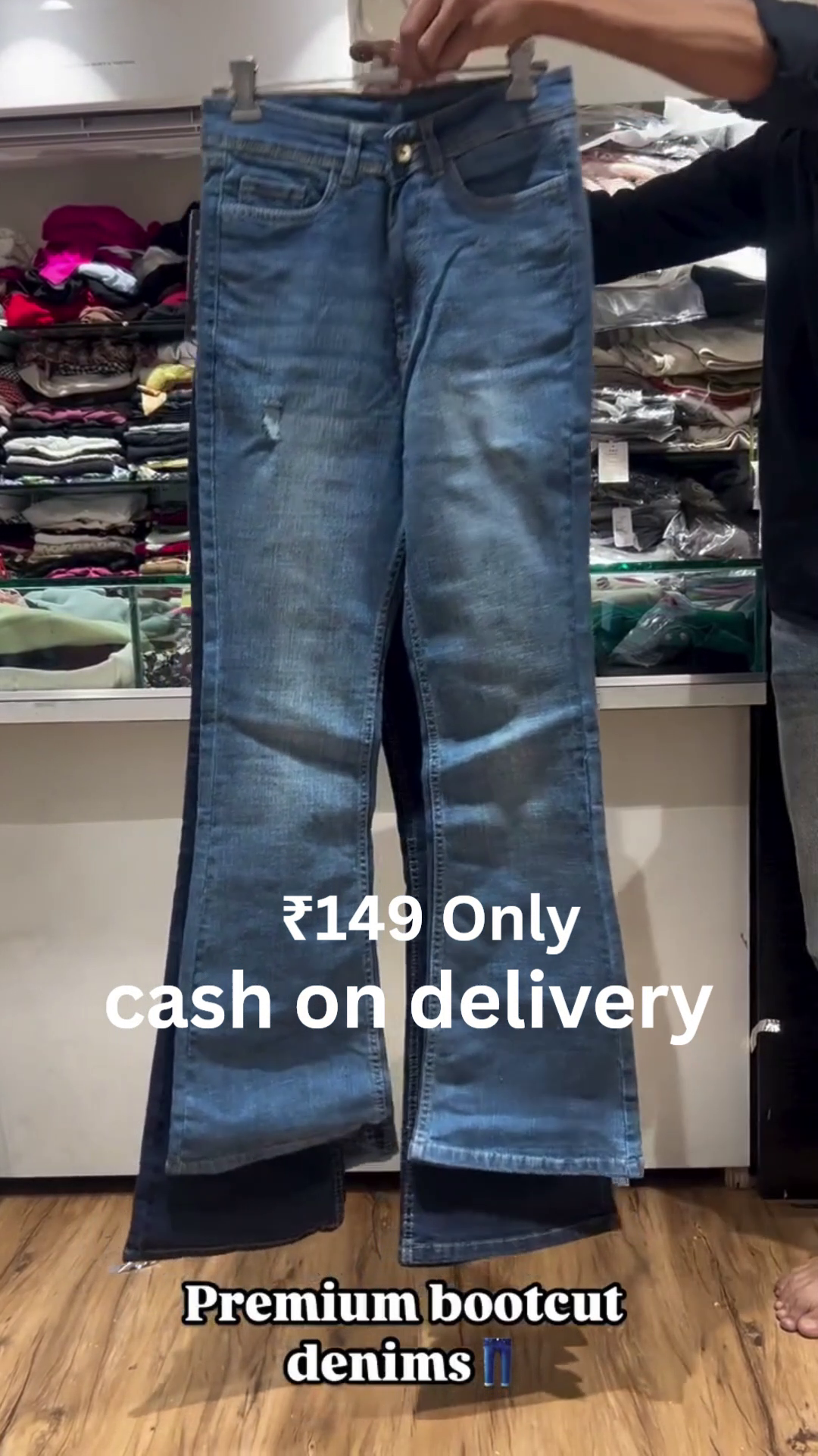 Premium Bootcut Denim Jeans – Timeless Fit with Modern Comfort