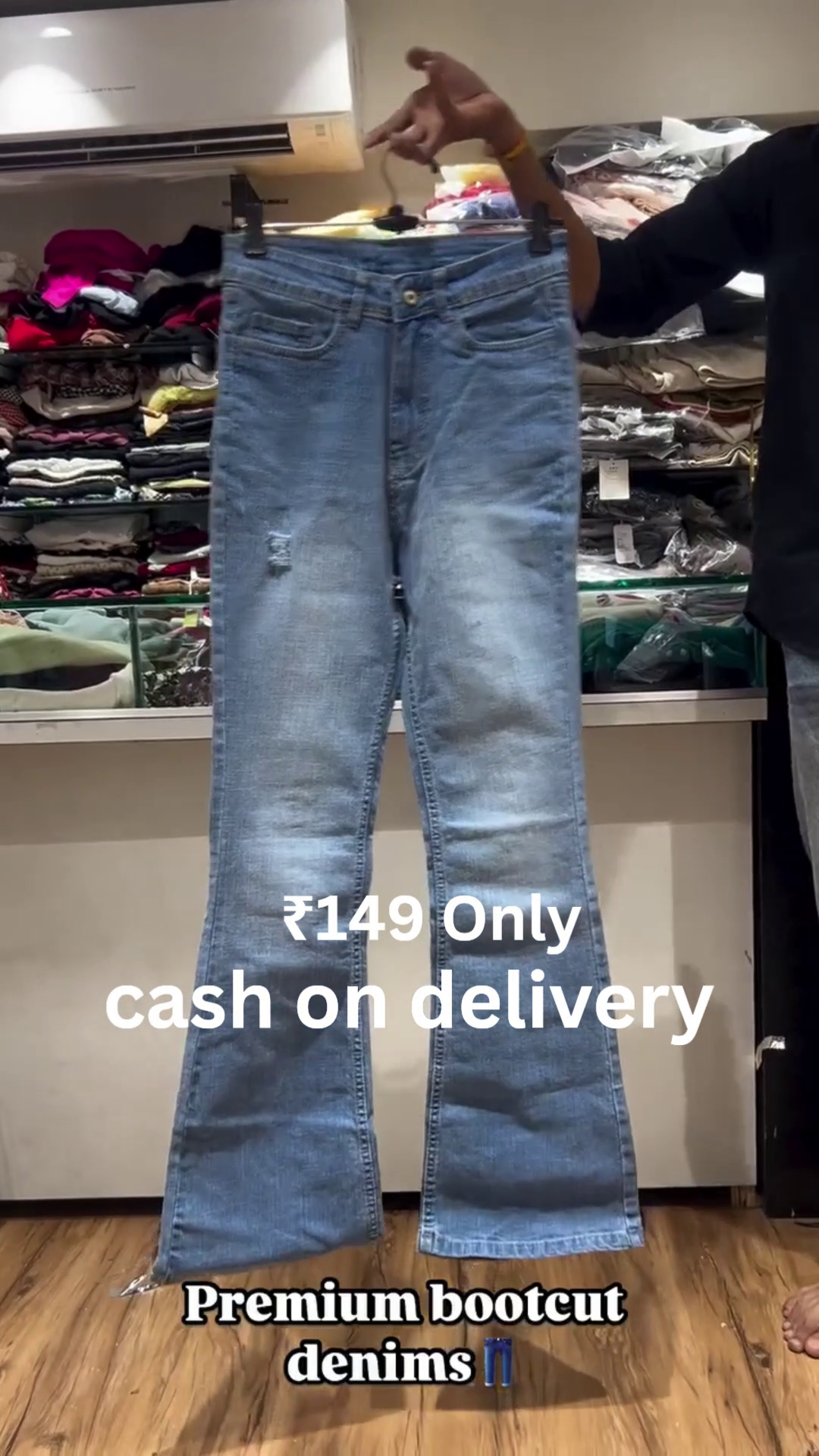 Premium Bootcut Denim Jeans – Timeless Fit with Modern Comfort