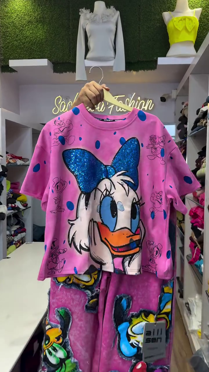 Cute Cartoon Co-Ord Set – Fun, Funky & Trendy Outfit