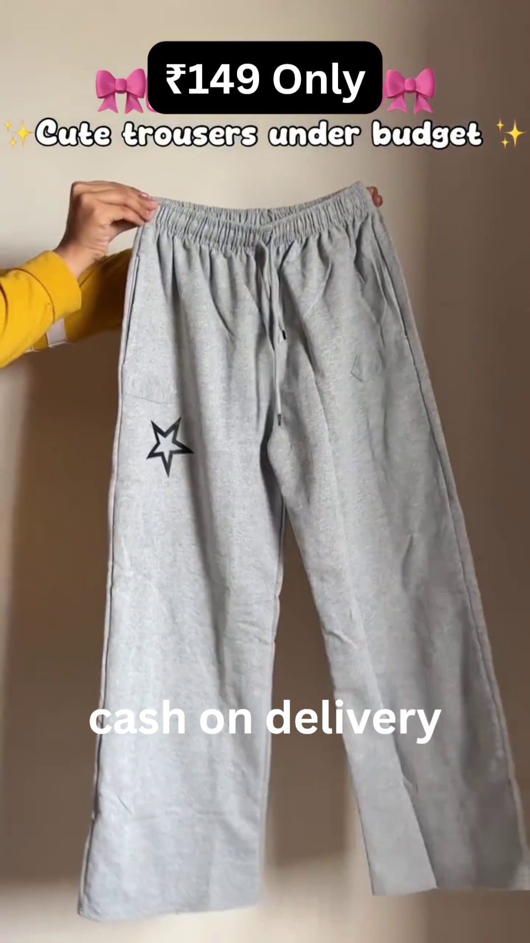 Cute White Wide-Leg Trousers – Comfy, Stylish & Budget Friendly