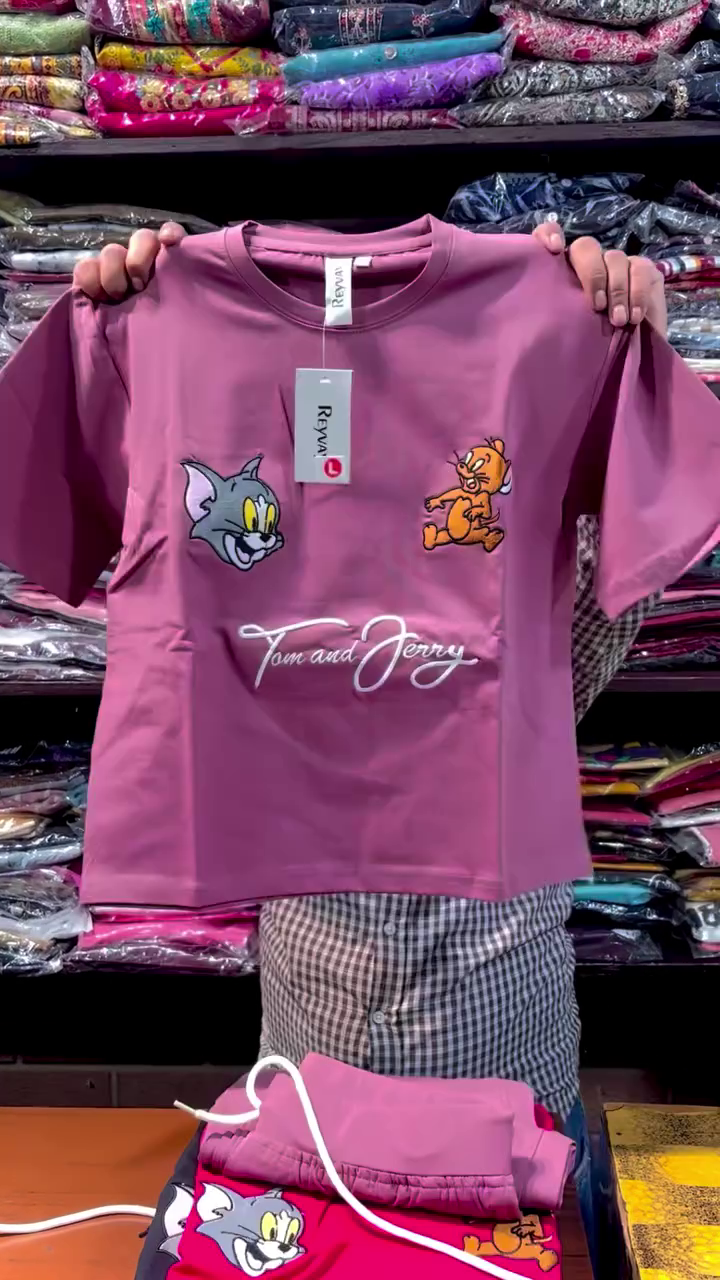 Cute Tom & Jerry Co-ord Set – Fun, Trendy & Comfortable