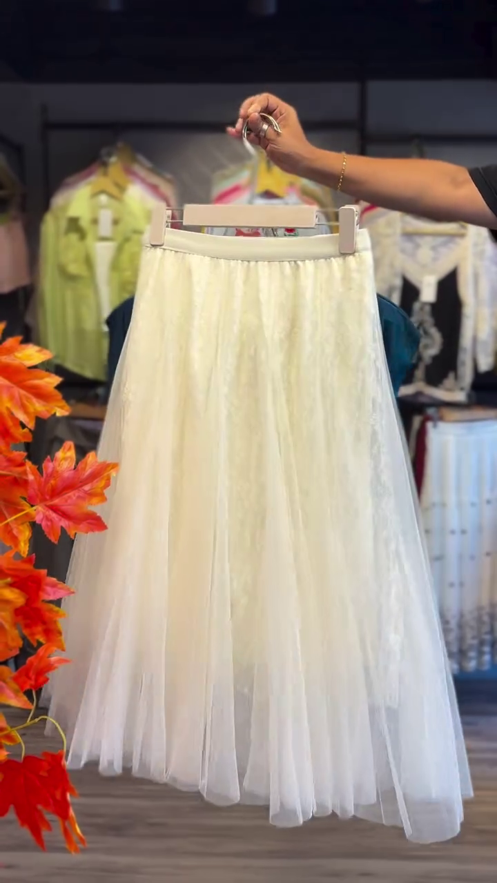 Elegant Draped Top with White Flowy Skirt Set