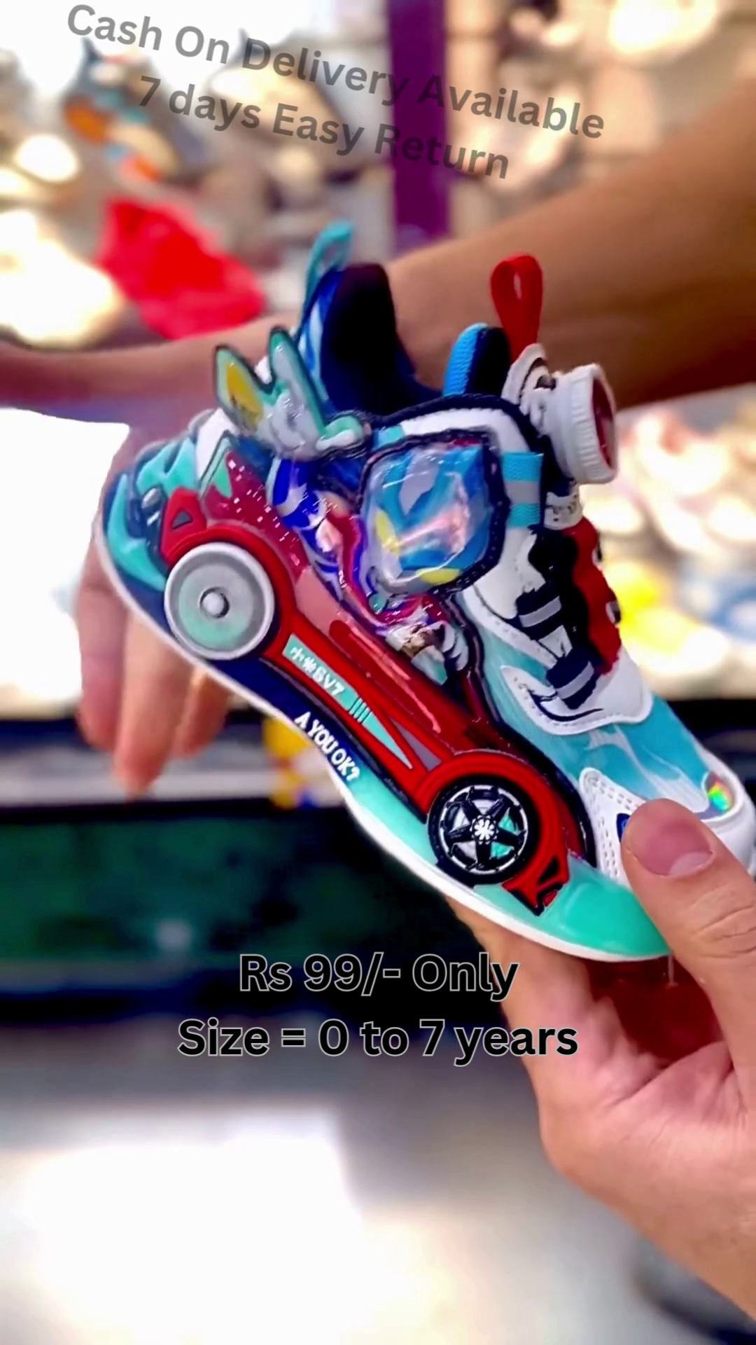 Stylish Racing Car Shoes for Kids