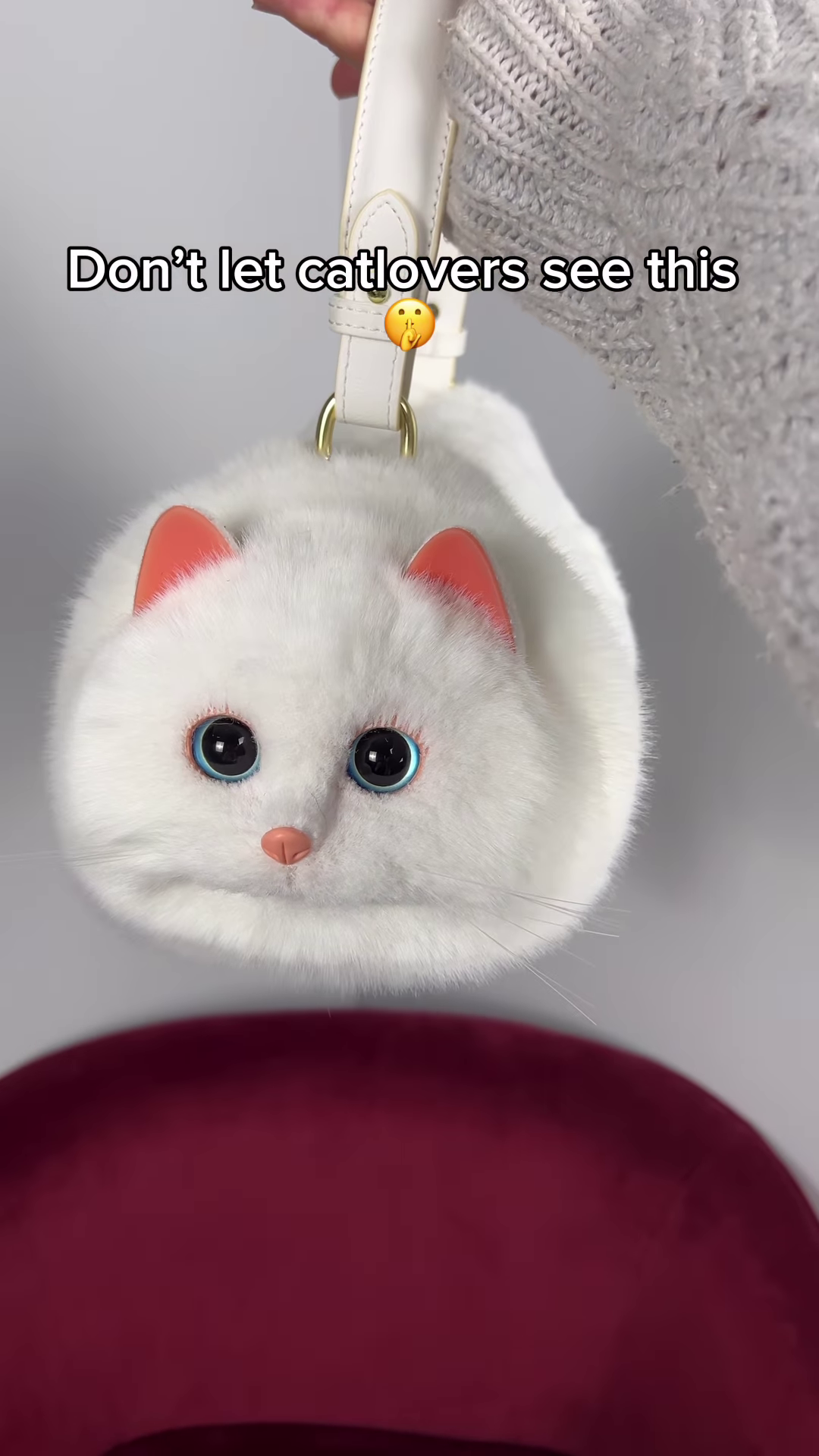 Cute Cat Plush Handbag