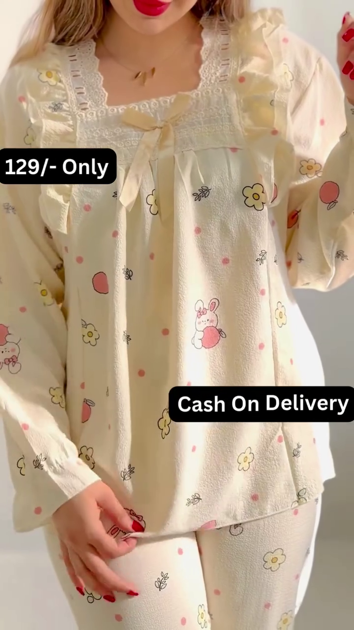 Cute Panda Night Suit
