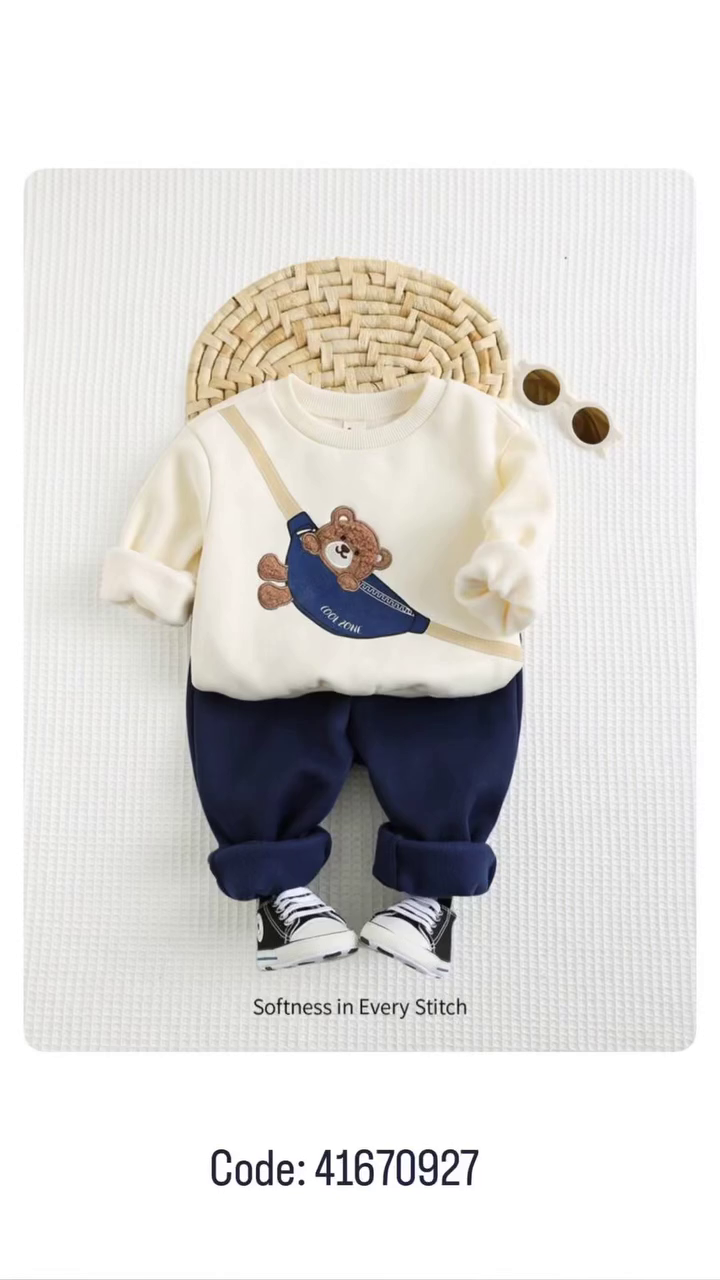 Cute Teddy Kids Co-ord Set