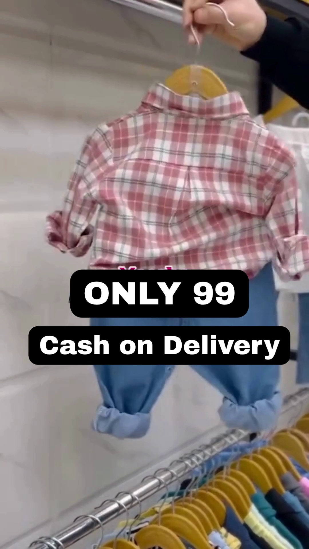 Stylish Kids Check Shirt Set