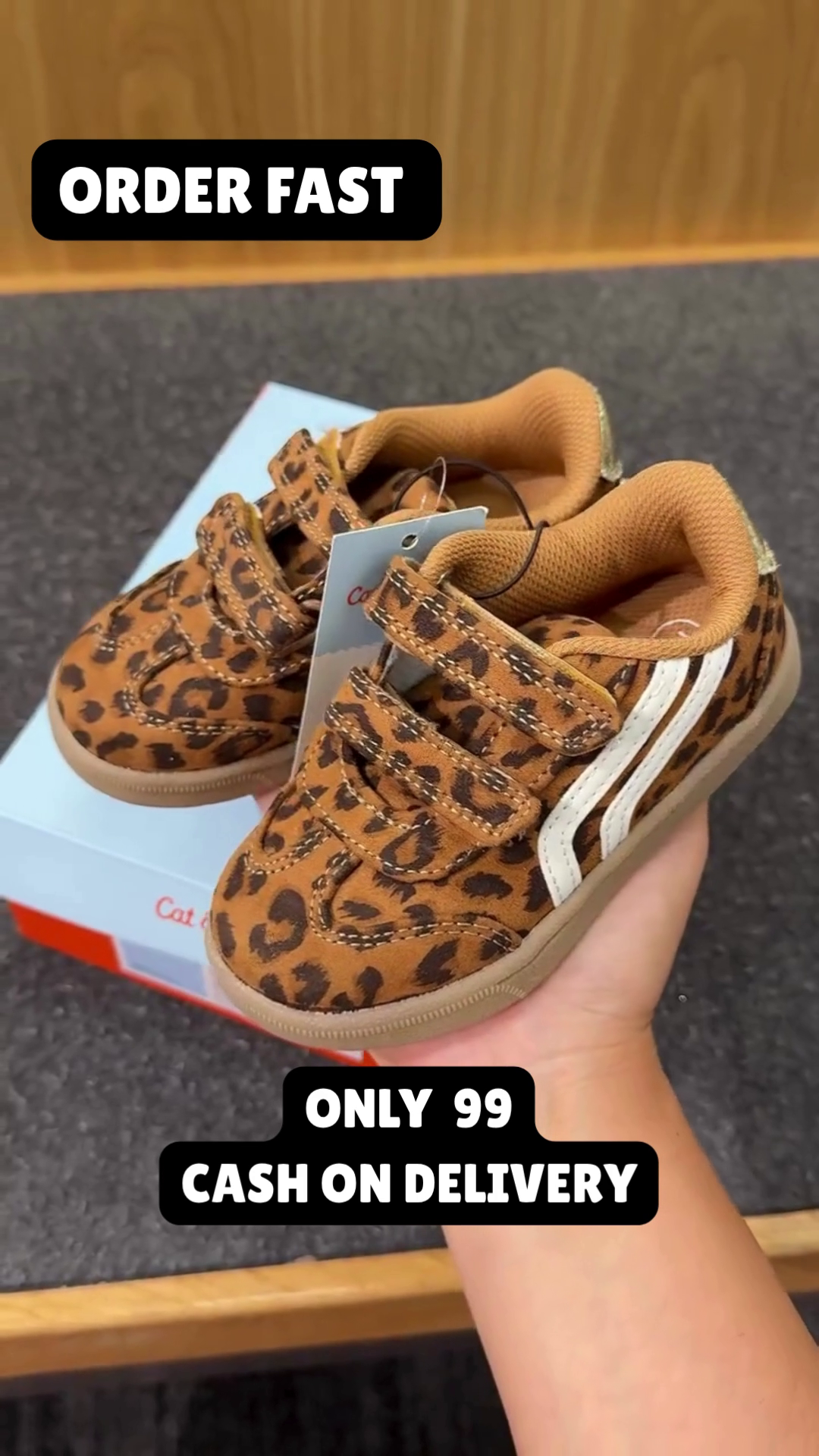 Trendy Leopard Kids Shoe