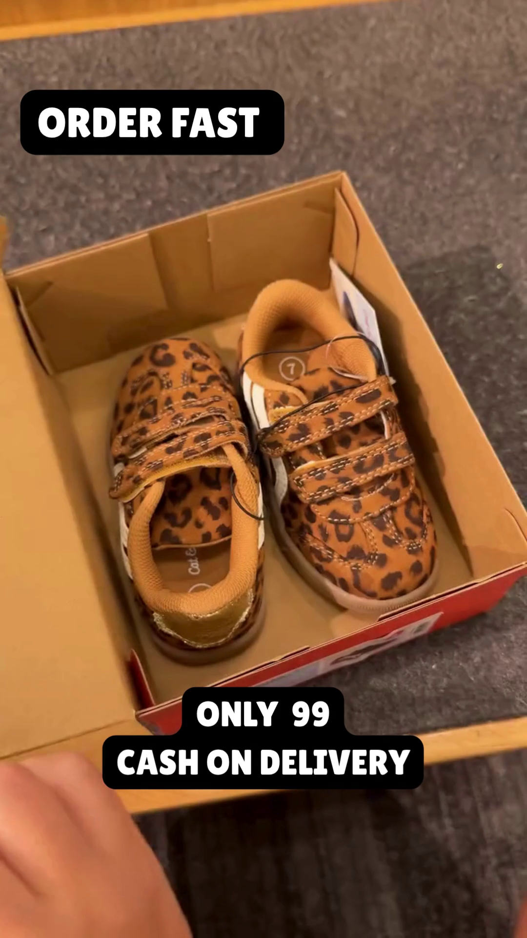Trendy Leopard Kids Shoe