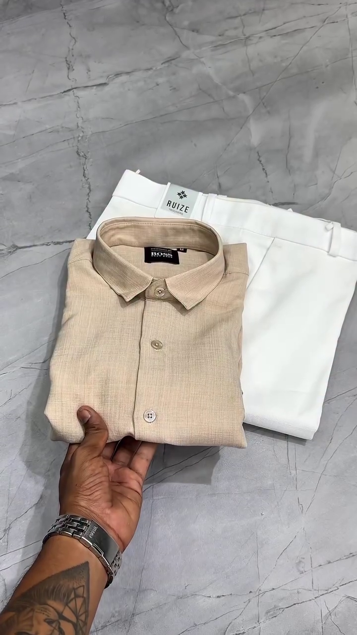 Premium Navy Shirt Combo for Men