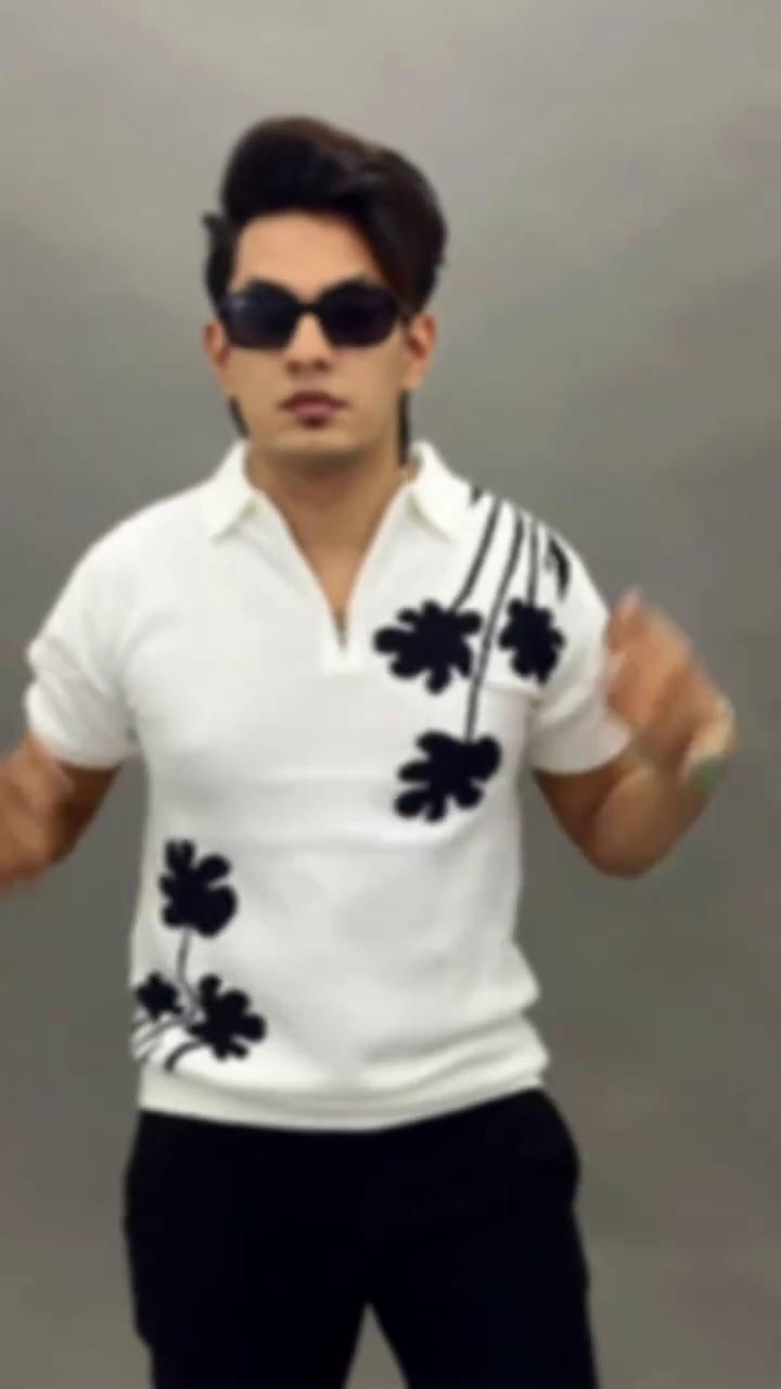 Premium Floral Polo T-Shirt