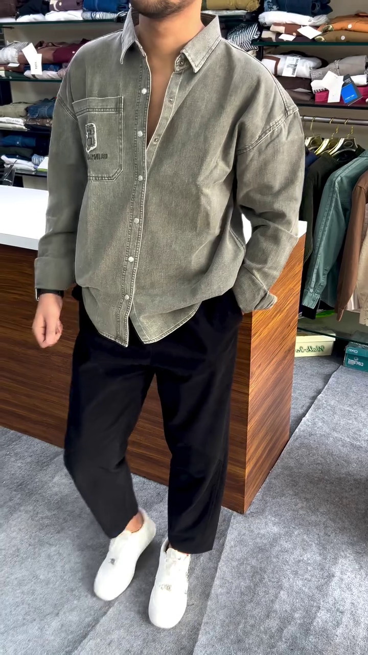 Premium Oversized Denim Shirt