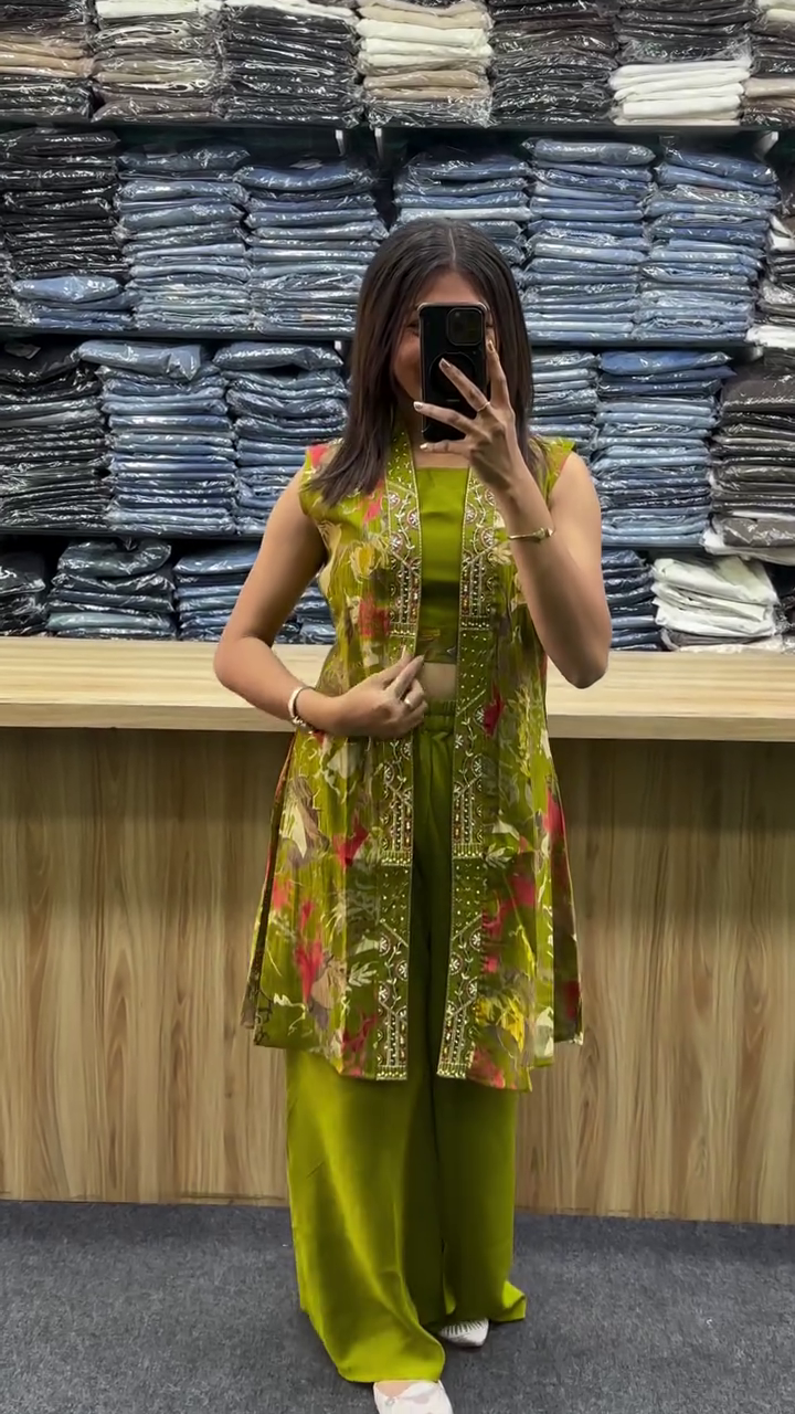 Elegant Navy Floral Co-Ord for Stylish Women