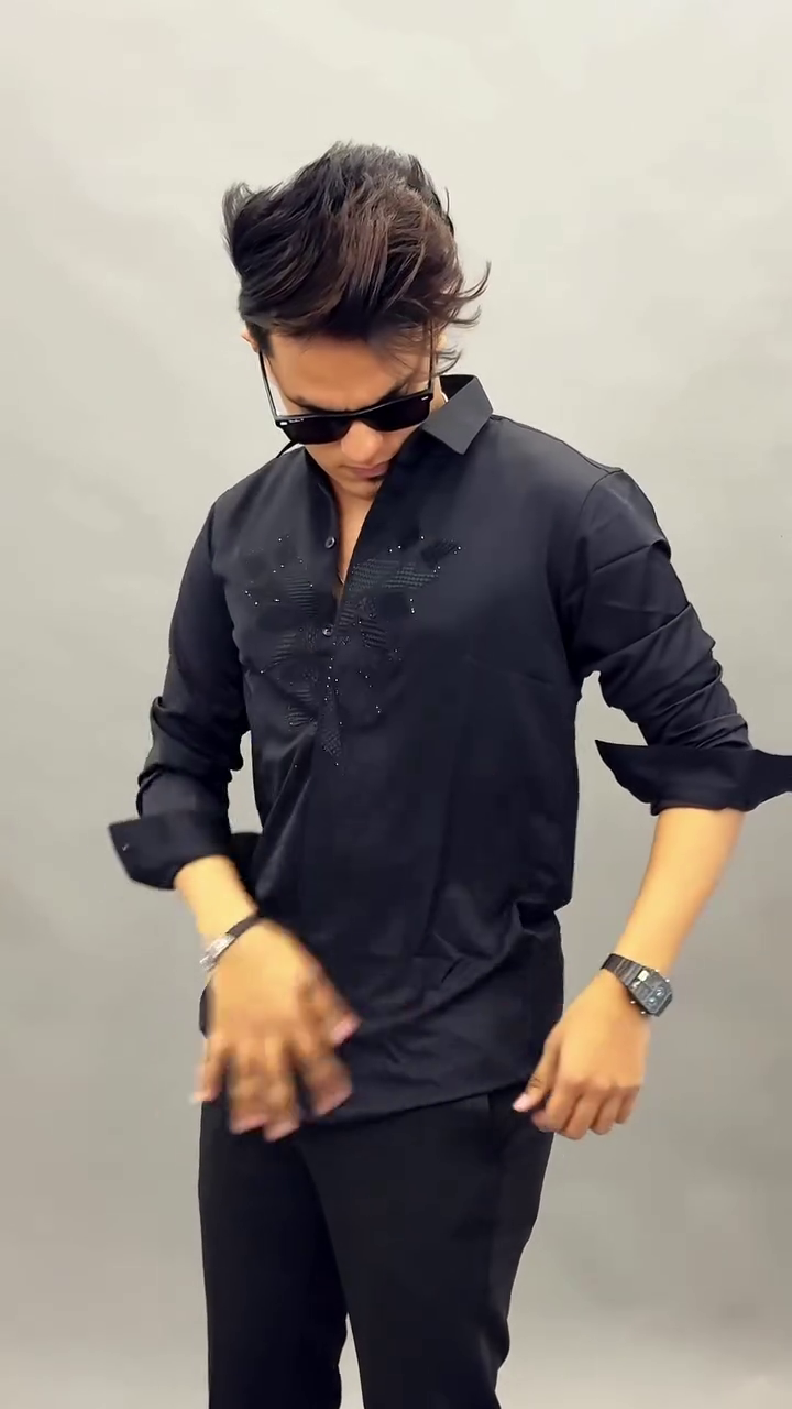 Premium Black Designer Outfit for Men