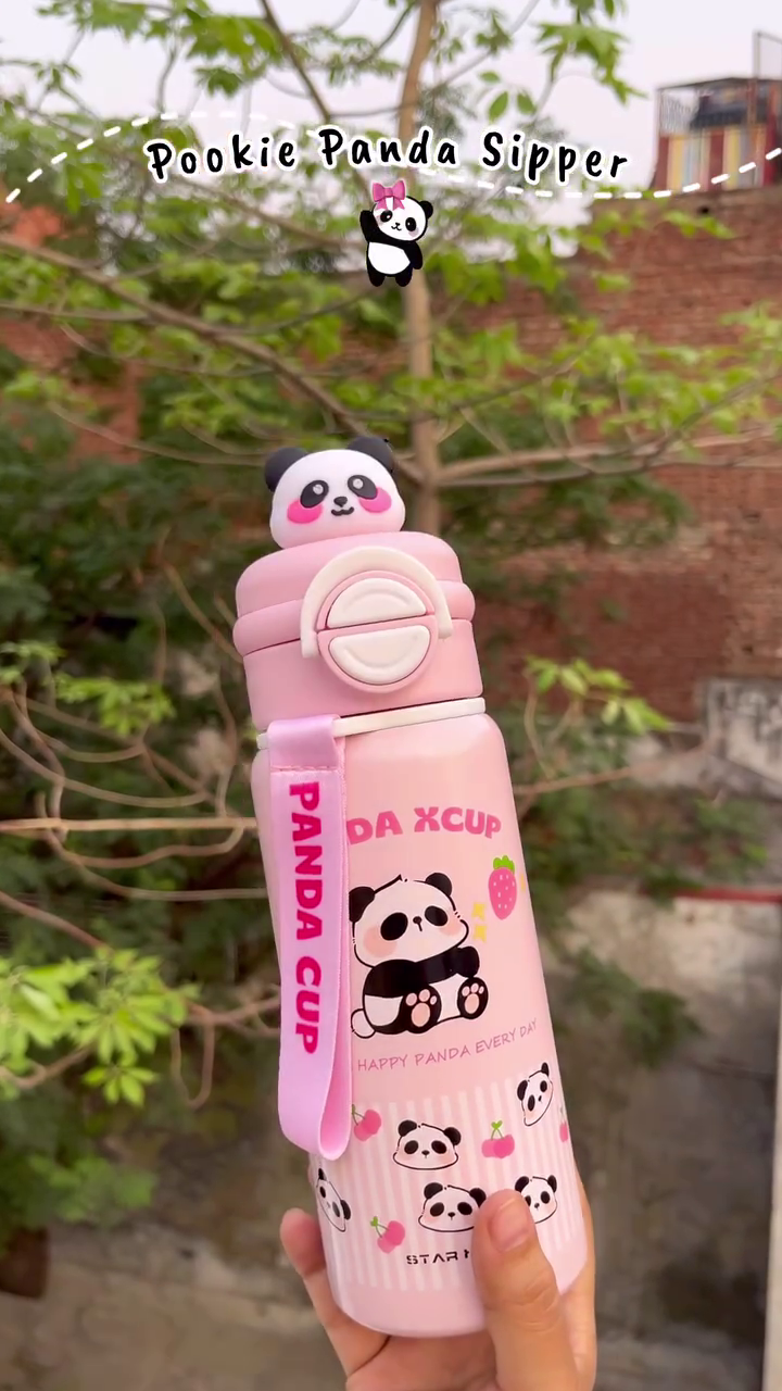 🐼 Pookie Panda Sipper – Cute, Compact & Adorable
