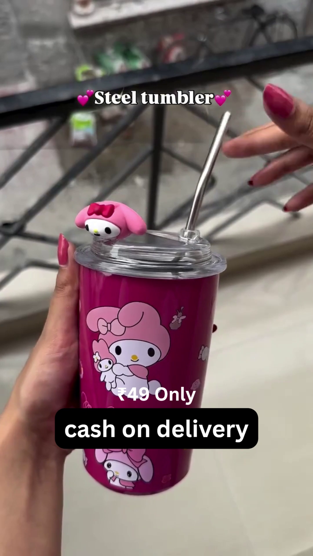 🌸 My Melody Steel Tumbler – Cute, Trendy & Functional