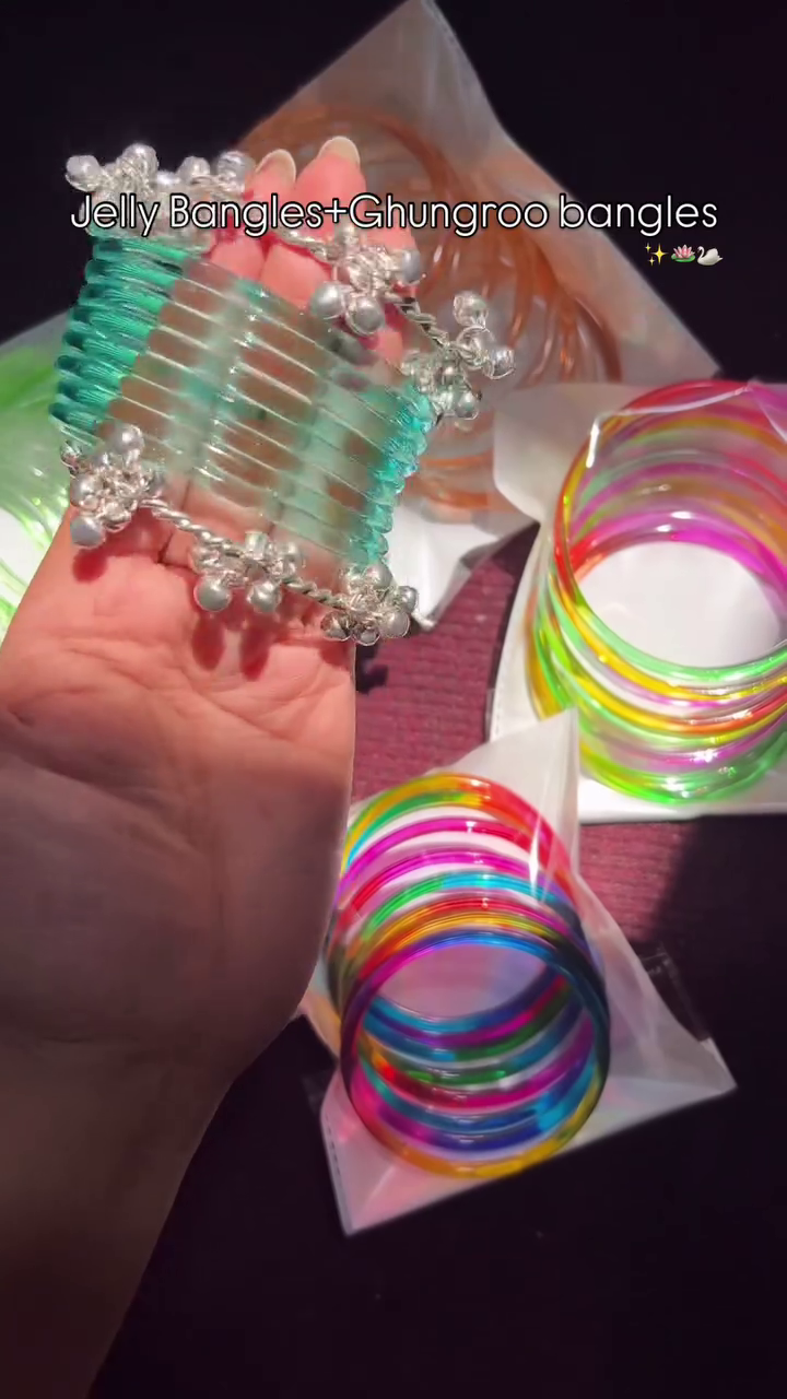 Jelly Bangles with Ghungroo – Cute & Colorful