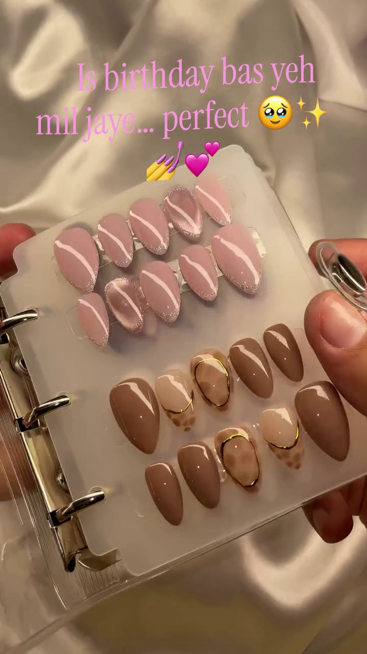 🤎 Elegant Chocolate Brown Press-On Nails