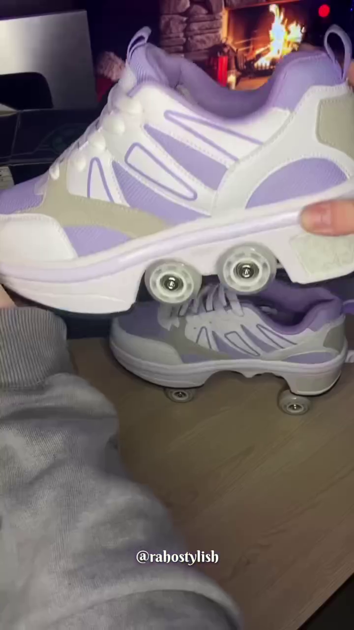 💜 Trendy Roller Shoes – Walk, Glide & Shine