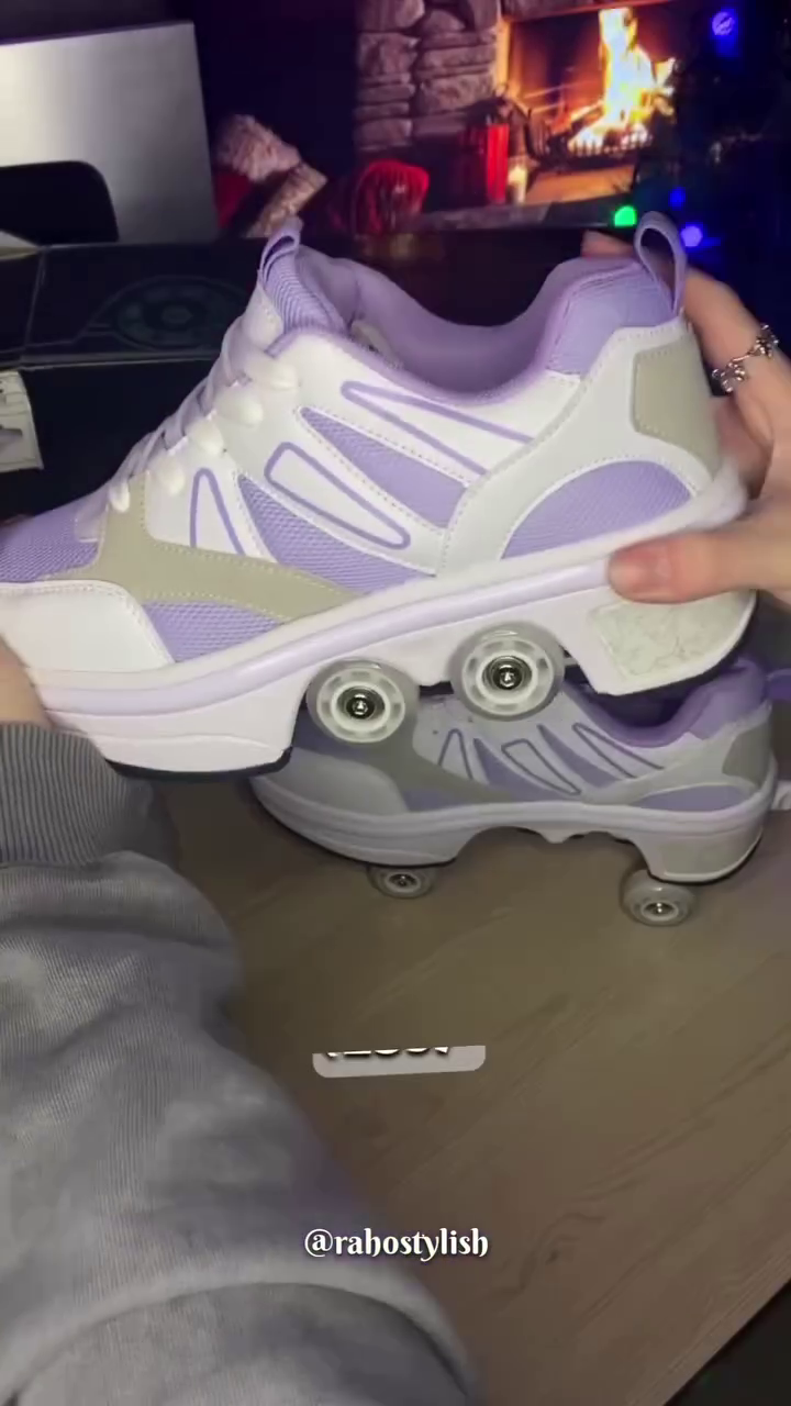 💜 Trendy Roller Shoes – Walk, Glide & Shine