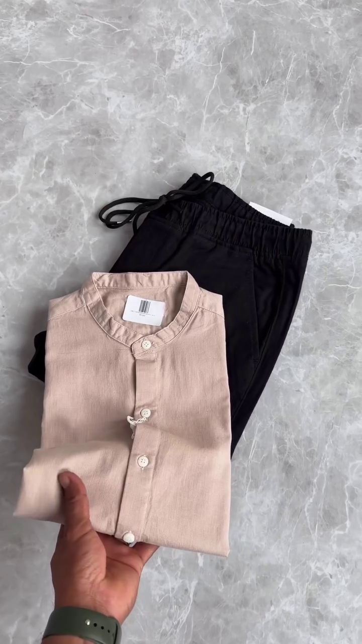 ✨ Smart Casual Linen Set – Premium Everyday Style