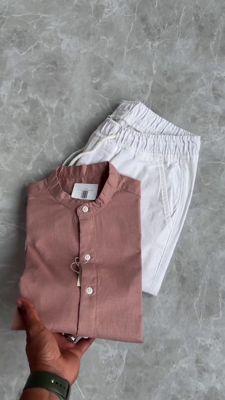 ✨ Smart Casual Linen Set – Premium Everyday Style