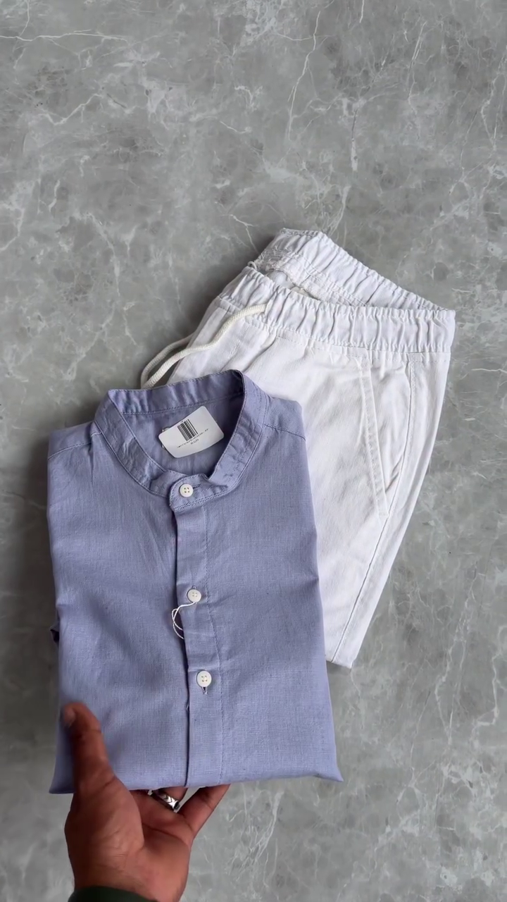 ✨ Smart Casual Linen Set – Premium Everyday Style