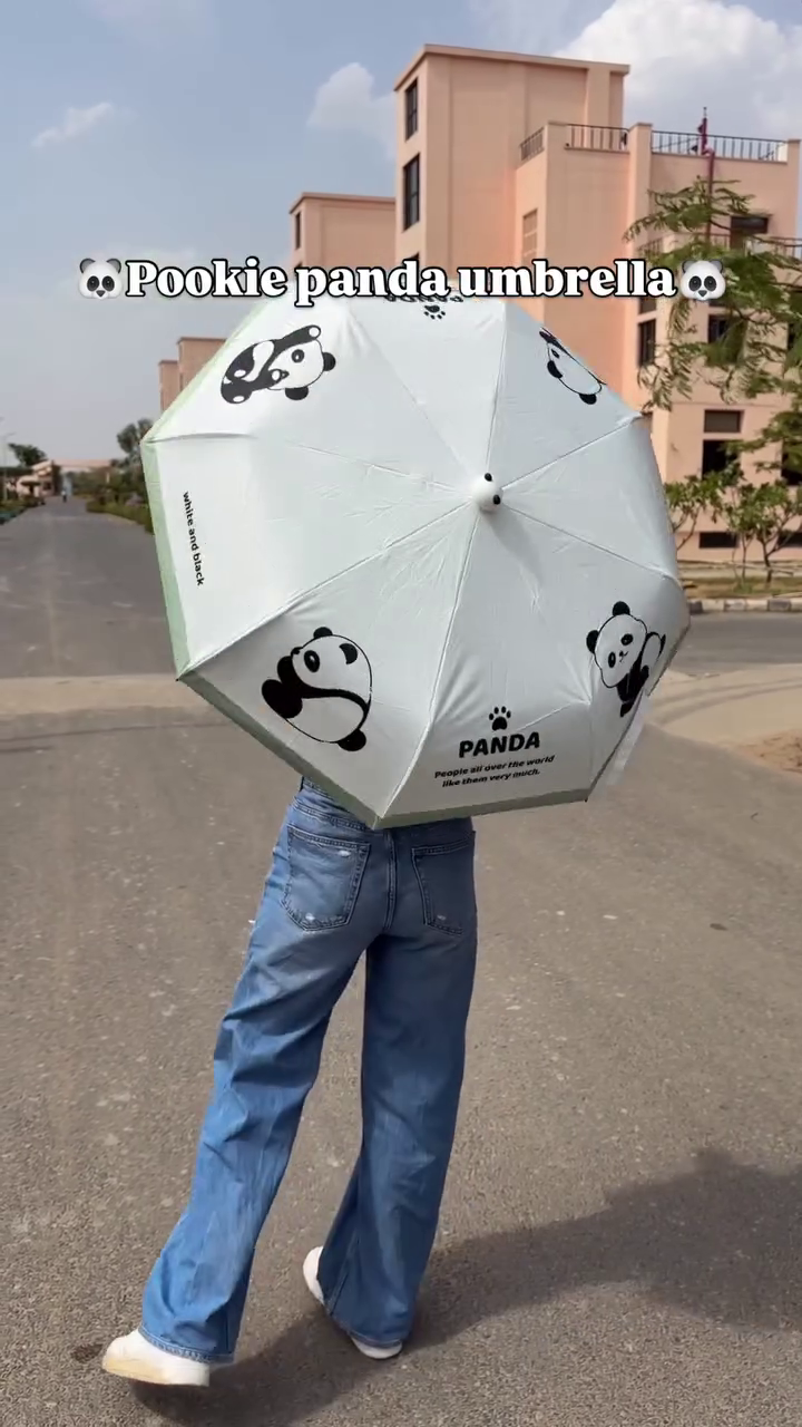 🐼 Pookie Panda Umbrella – Cute, Stylish & Rain Ready ☔
