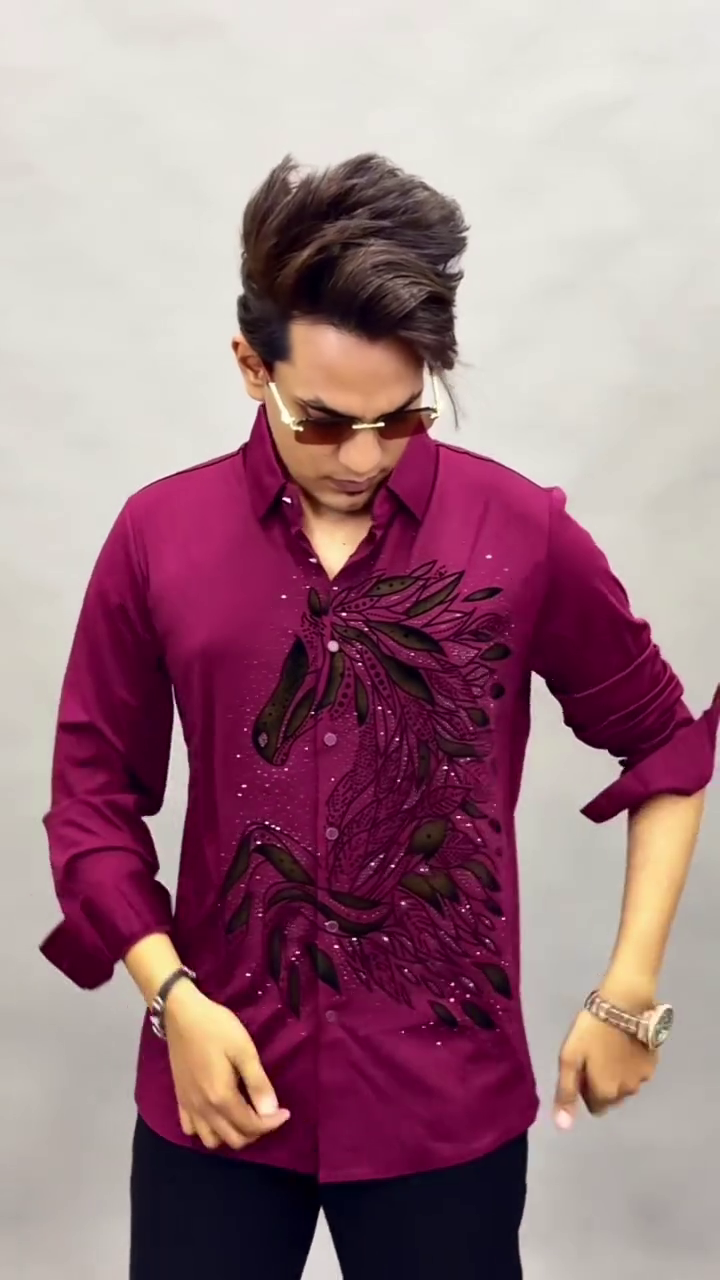 💙 Premium Designer Shirt – Smart & Stylish