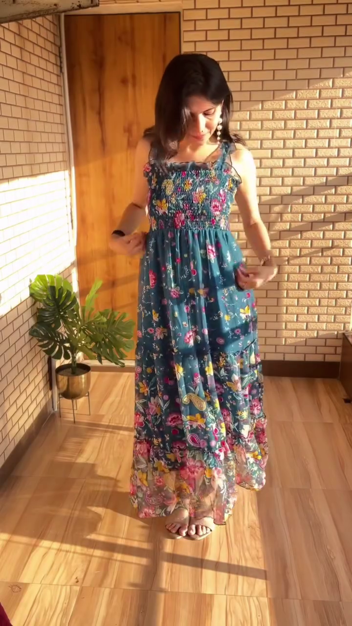 🌸 Elegant Floral Maxi Dress – Summer Special Collection 🌸