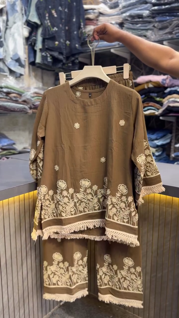✨ Elegant Embroidered Kurti Set – Ethnic Grace Collection