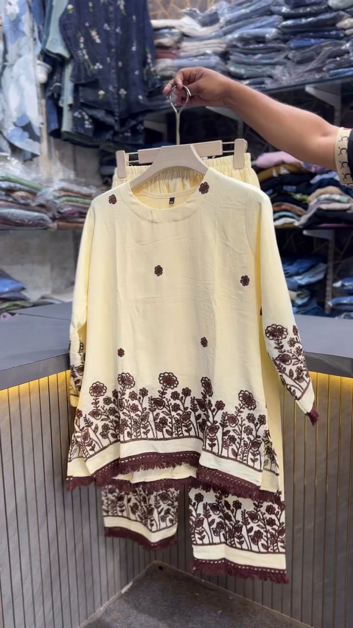 ✨ Elegant Embroidered Kurti Set – Ethnic Grace Collection