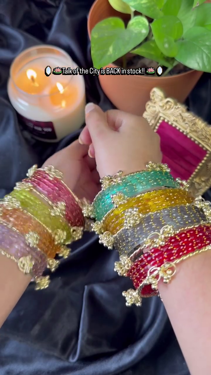 ✨ Stunning Multicolor Bangles