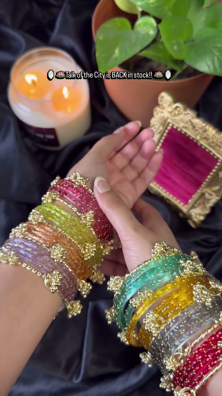 ✨ Stunning Multicolor Bangles