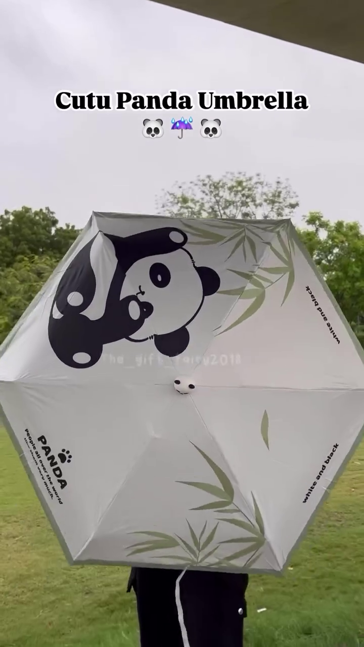 🐼 Cute Panda Umbrella – Stay Dry in Adorable Style! ☔