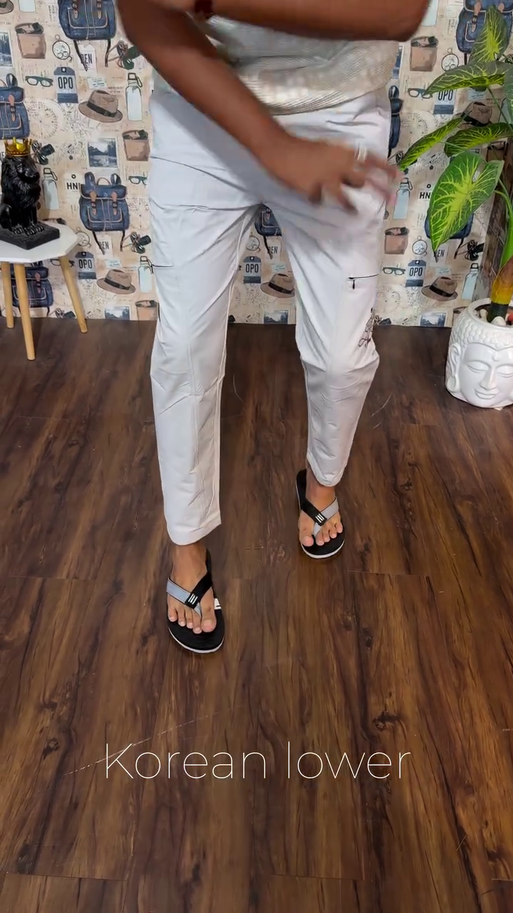 🖤 Korean Cargo Lower – Modern Comfort for Everyday Style