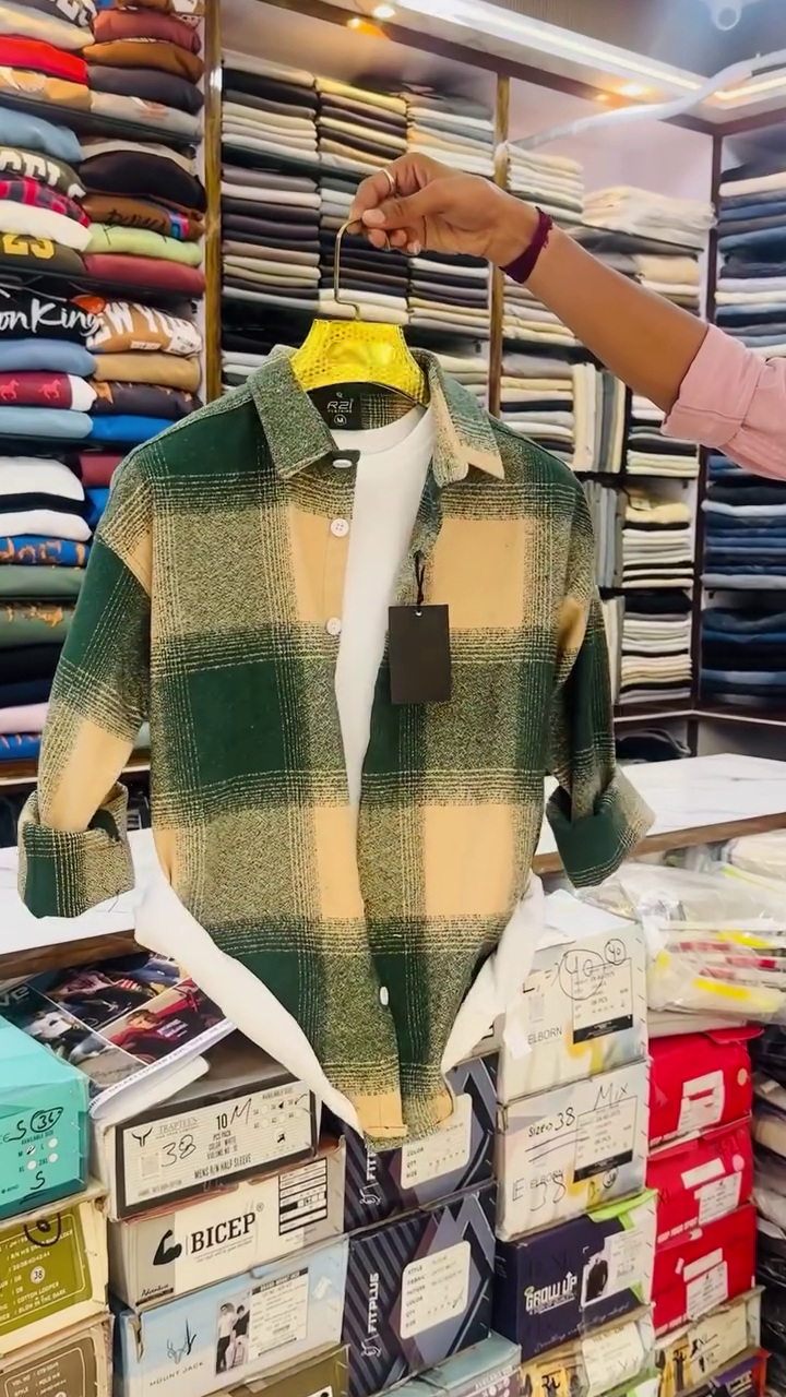 Brighten Your Wardrobe with This Stylish Orange Checkered Shirt