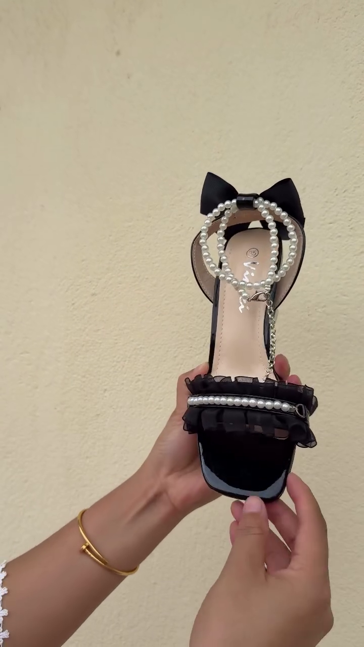 Elegant Pearl Bow Heels for Every Special Occasion