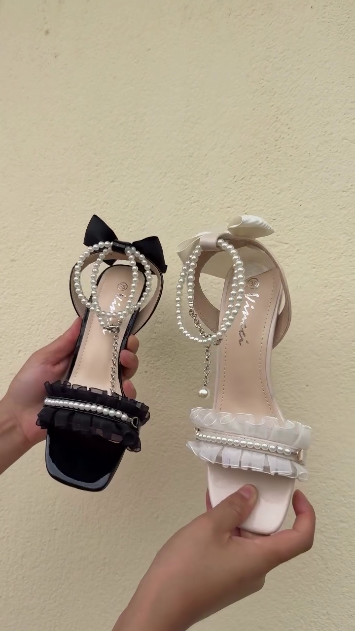 Elegant Pearl Bow Heels for Every Special Occasion