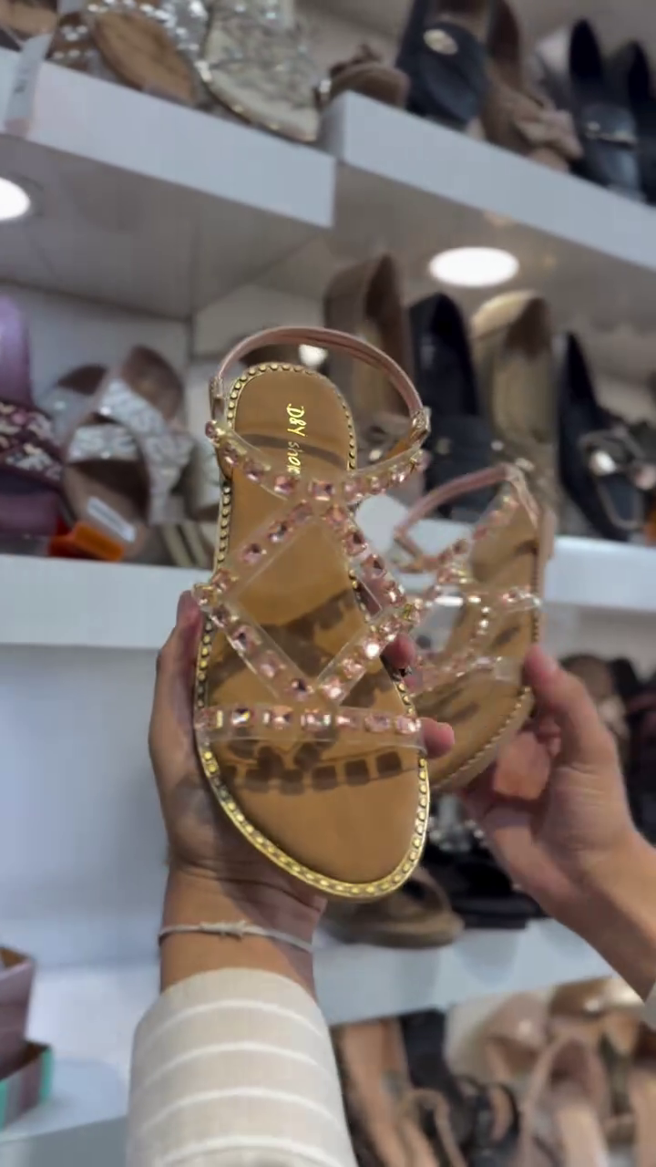 Sparkling Rhinestone Sandals for Effortless Glam