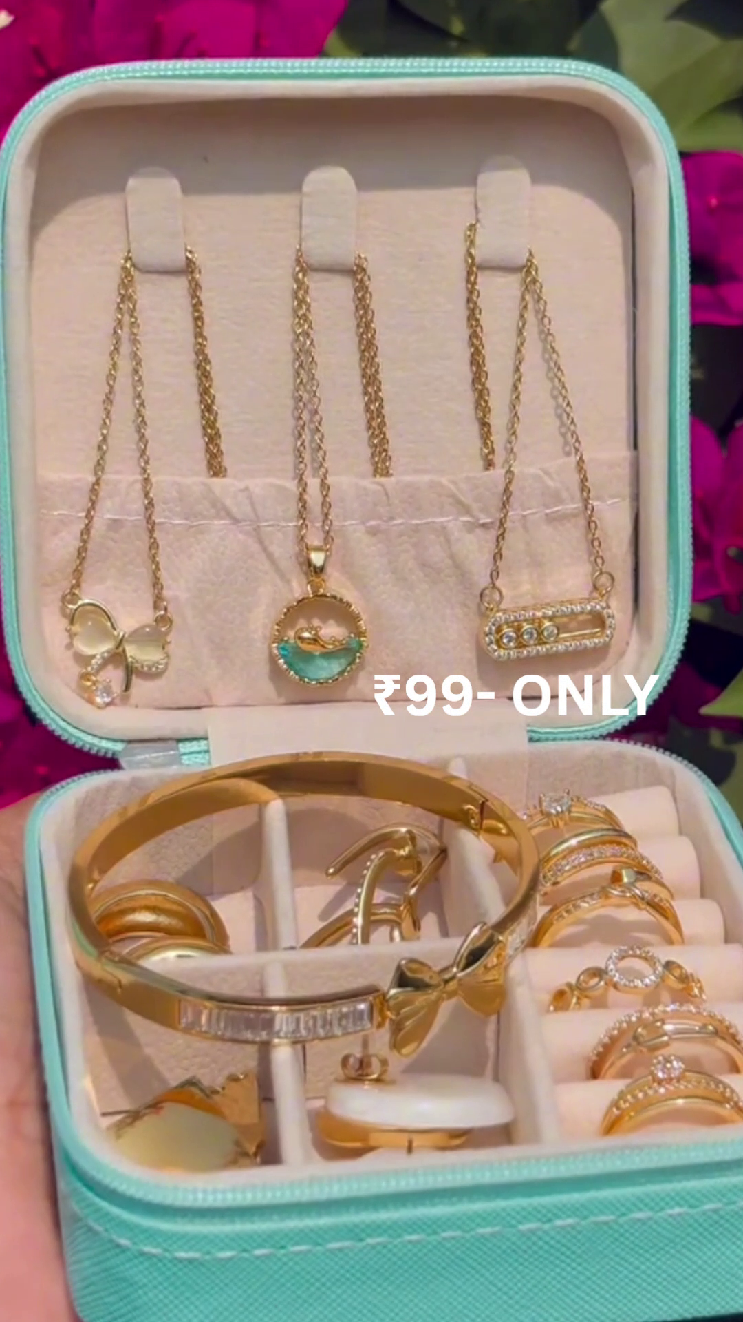 Elegant Gold-Tone Jewellery Set