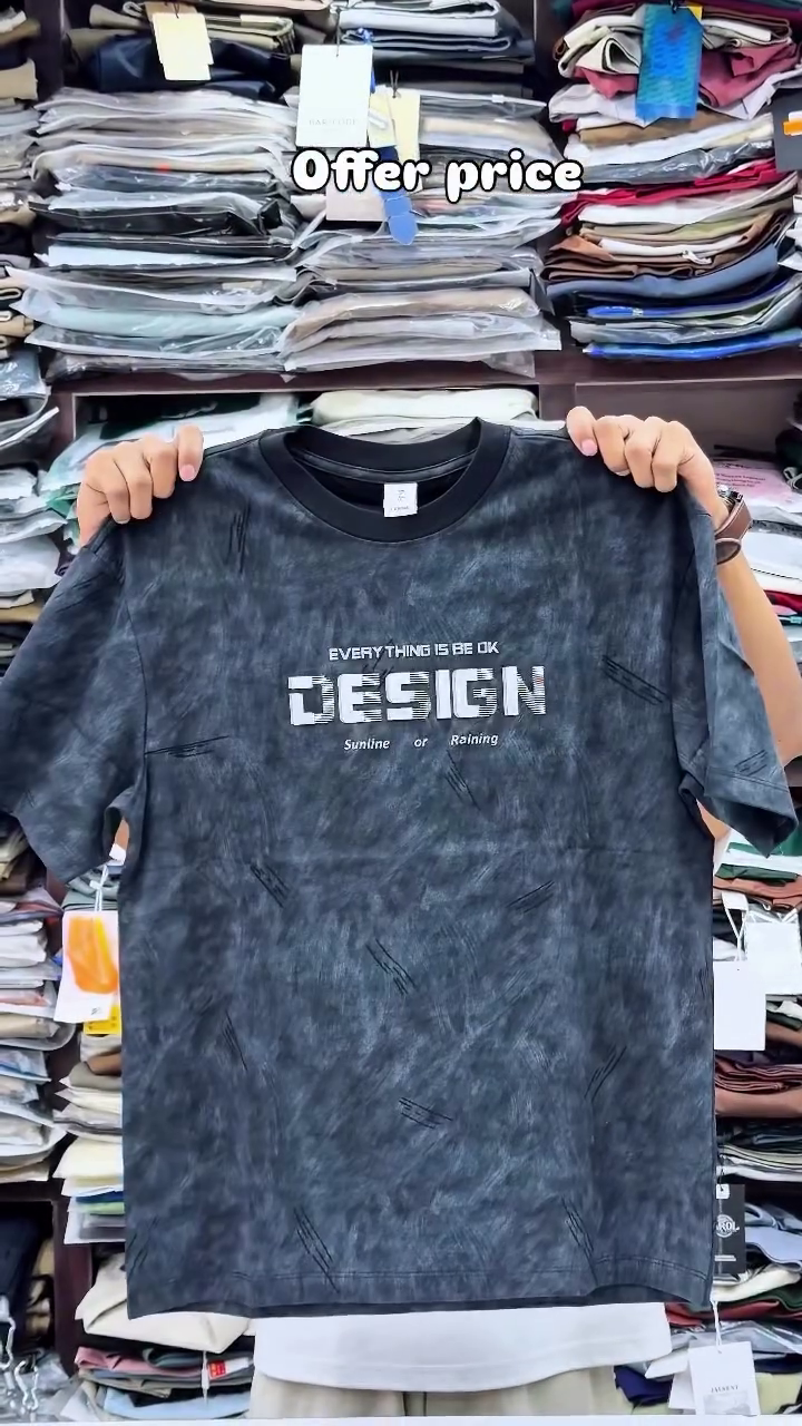 Premium Grey Graphic T-Shirt for Everyday Style
