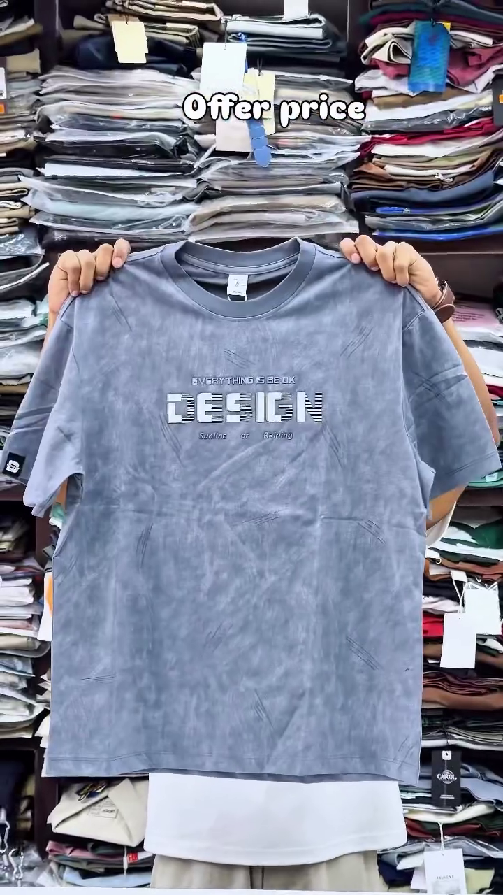 Premium Grey Graphic T-Shirt for Everyday Style
