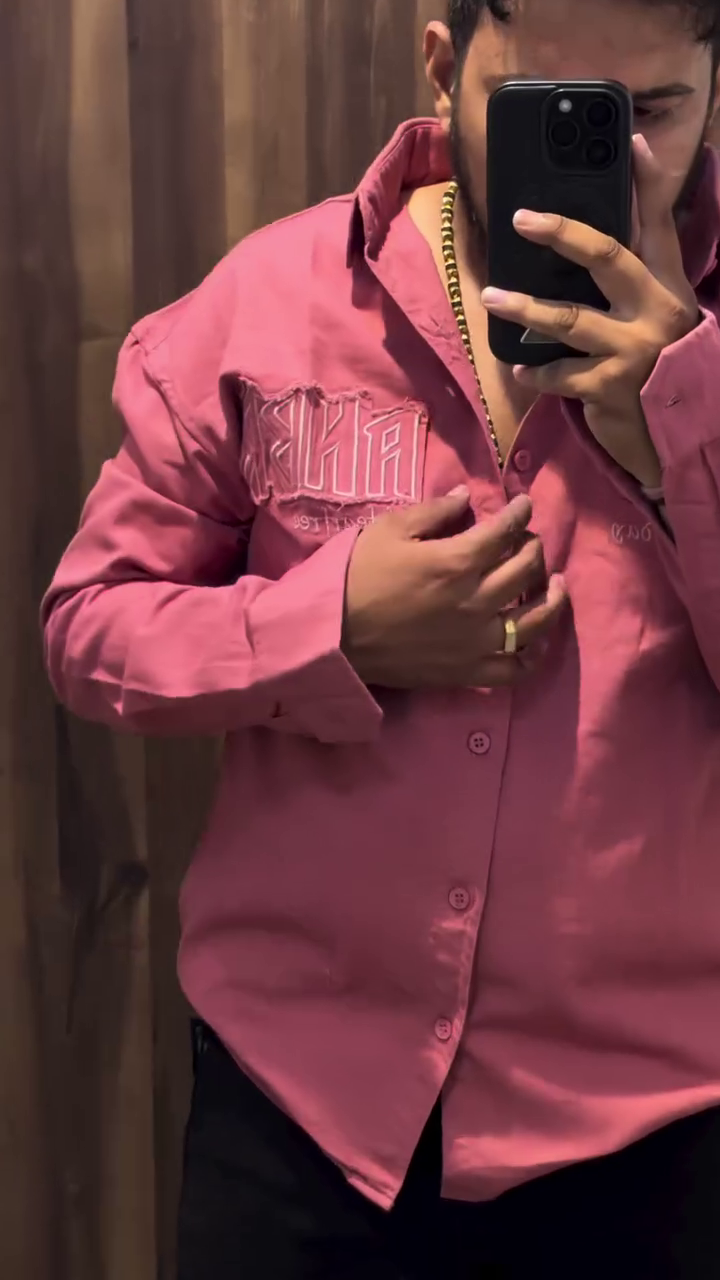 Trendy Pink Casual Shirt for a Modern Look