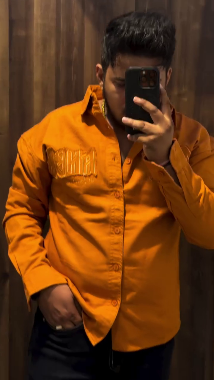 Trendy Pink Oversized Casual Shirt for Men