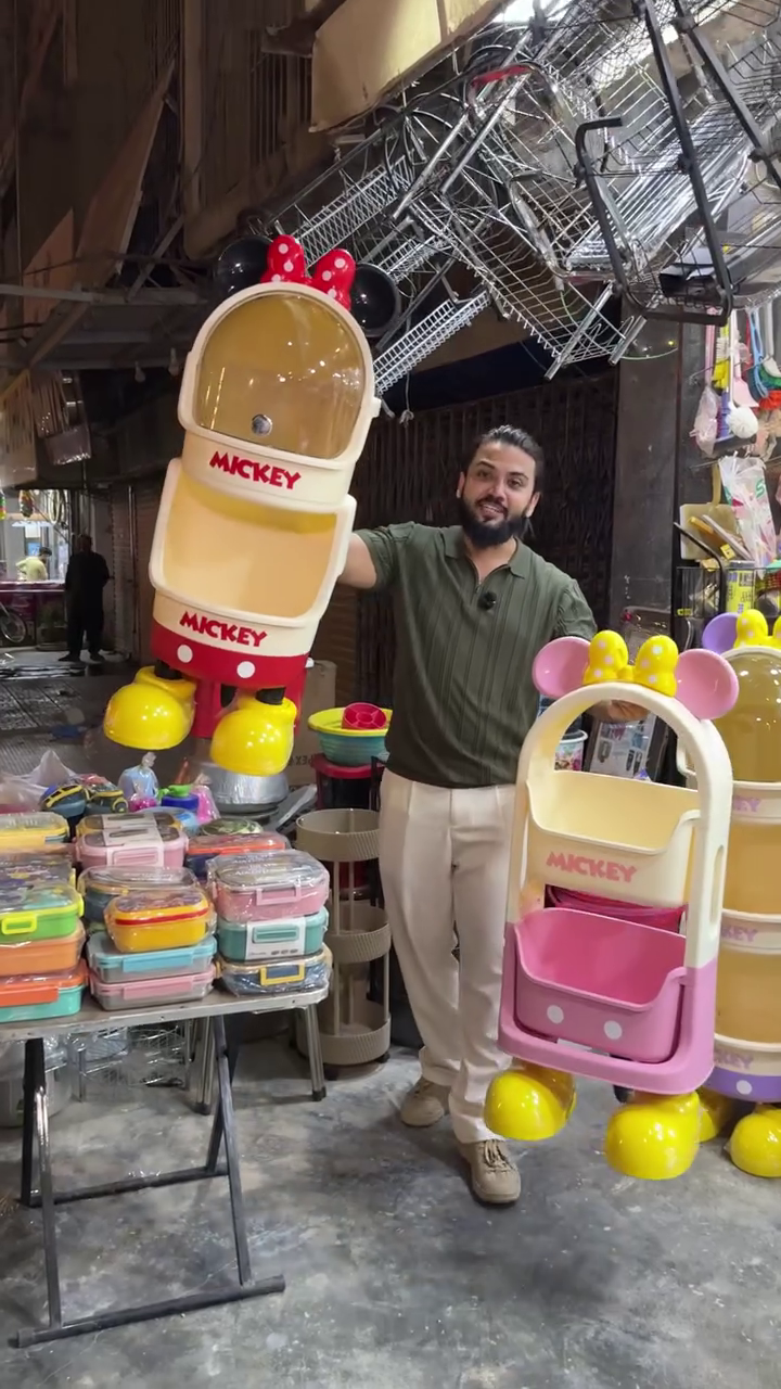 Mickey Multi-Tier Storage Rack – Fun, Functional & Space-Saving