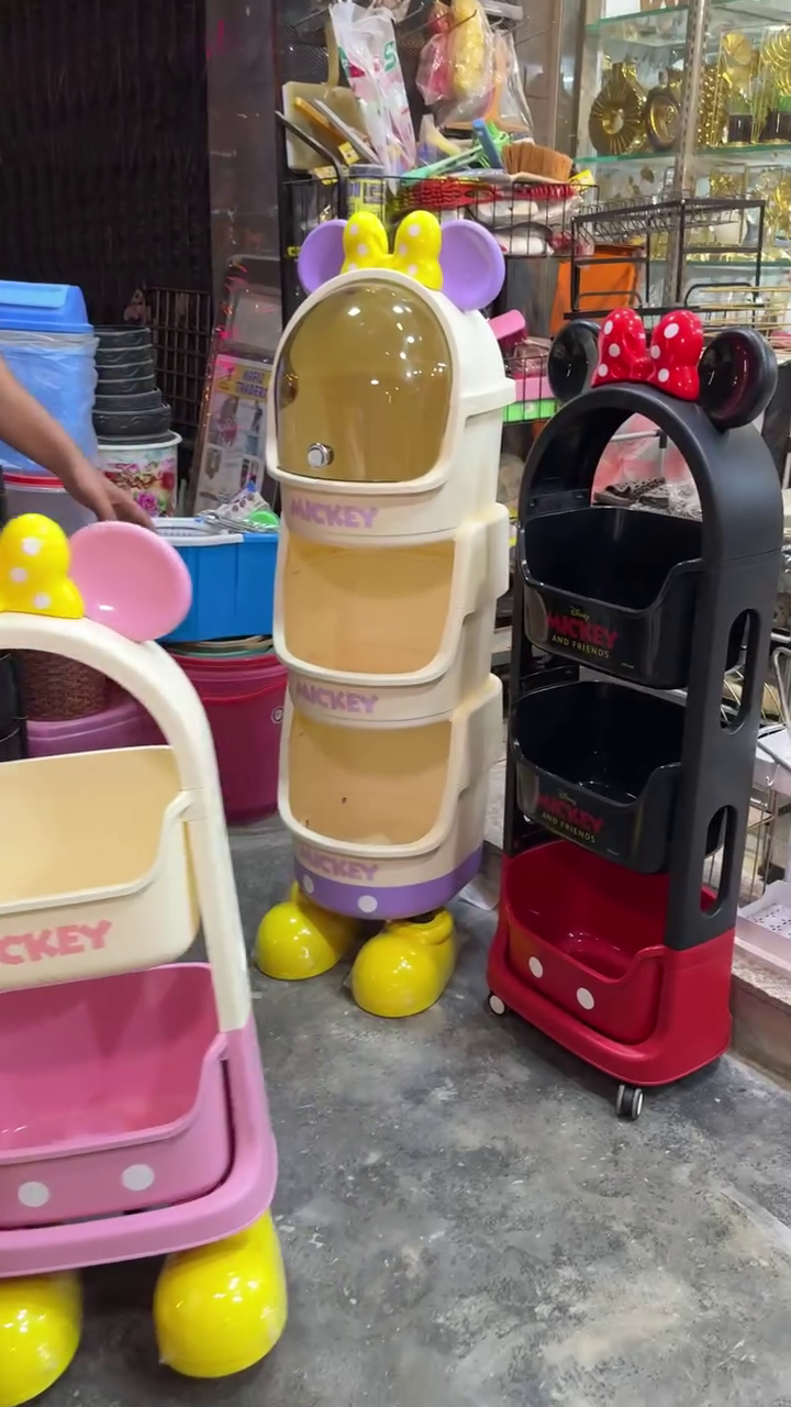 Mickey Multi-Tier Storage Rack – Fun, Functional & Space-Saving