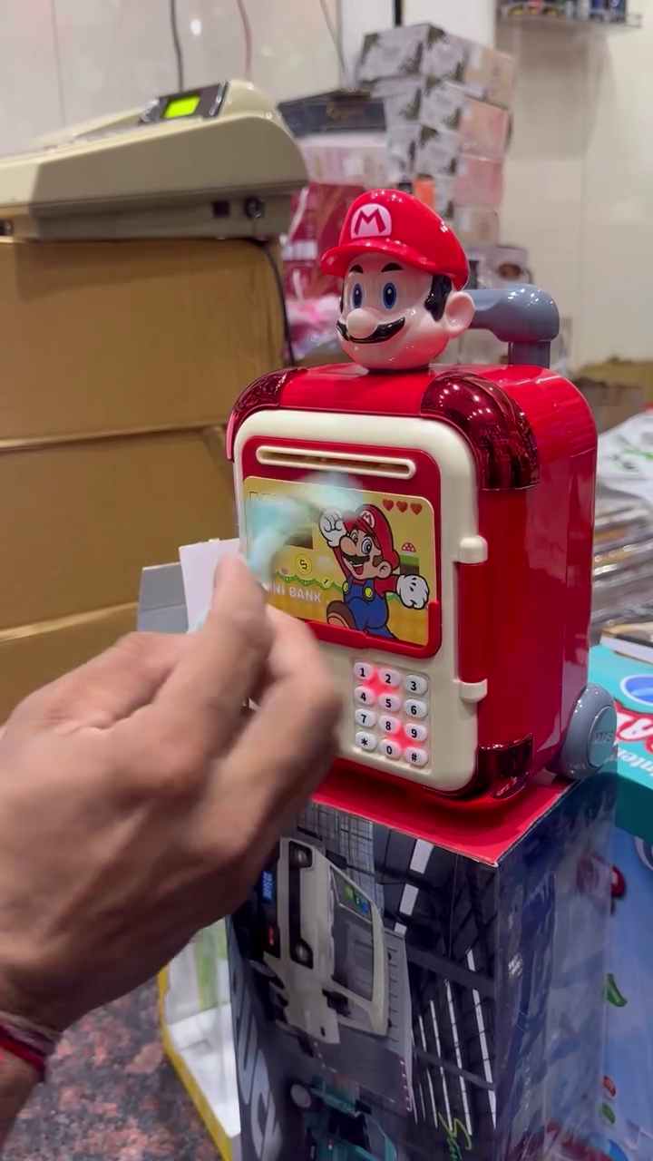Mario Mini Bank for Kids – Fun Interactive Money Saving Toy